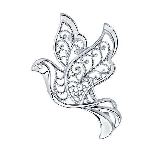 Брошь Diamant - Серебро 925 (арт. 94-140-00690-1)