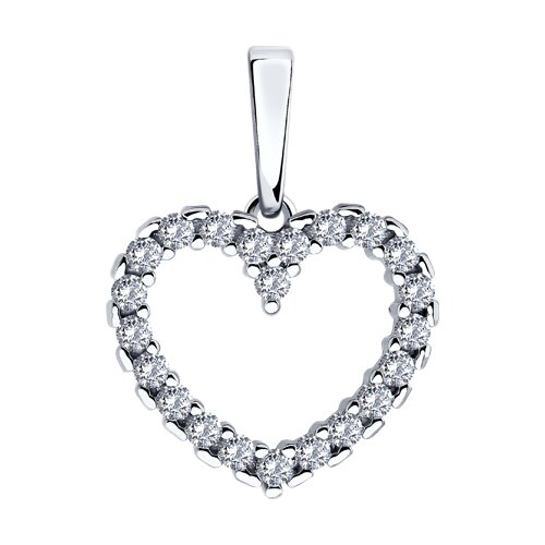 Подвеска SOKOLOV - Серебро 925, Фианит (арт. 94033263)