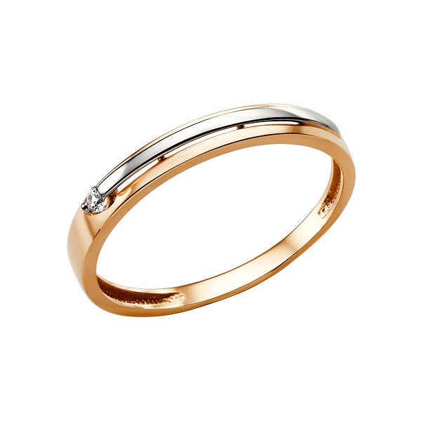 Кольцо ЮФ Династия - Золото 375, Фианит (арт. 019241-5102)