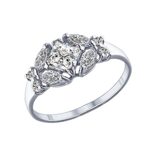 Кольцо SOKOLOV - Серебро 925, Фианит (арт. 94011751)