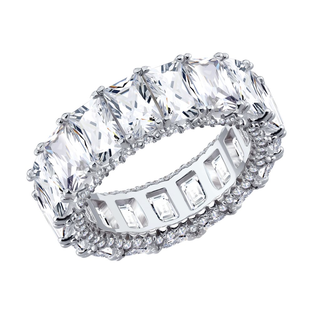 Кольцо SOKOLOV - Серебро 925, Фианит (арт. 94014908-91)