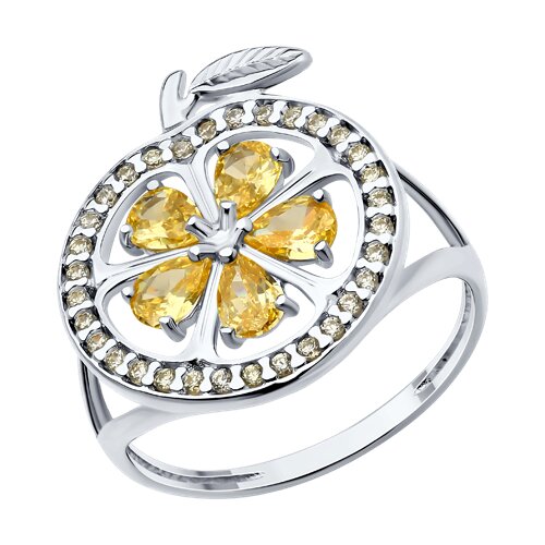 Кольцо SOKOLOV - Серебро 925, Фианит (арт. 94014213)