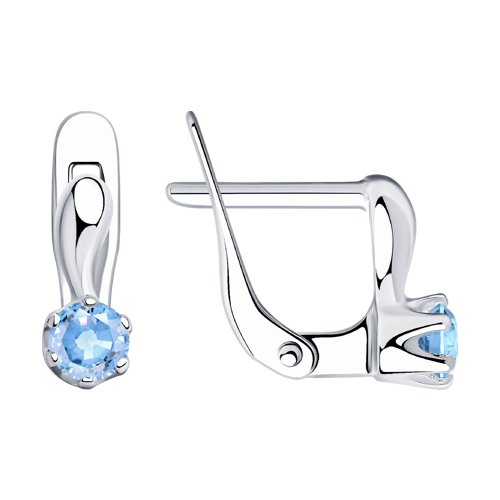 Серьги SOKOLOV - Серебро 925, Фианит (арт. 94020450)