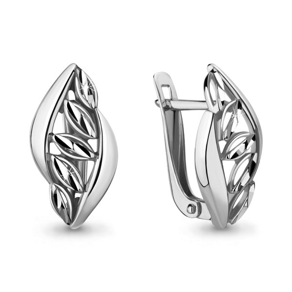 Серьги Аквамарин - Серебро 925 (арт. 33545.5)