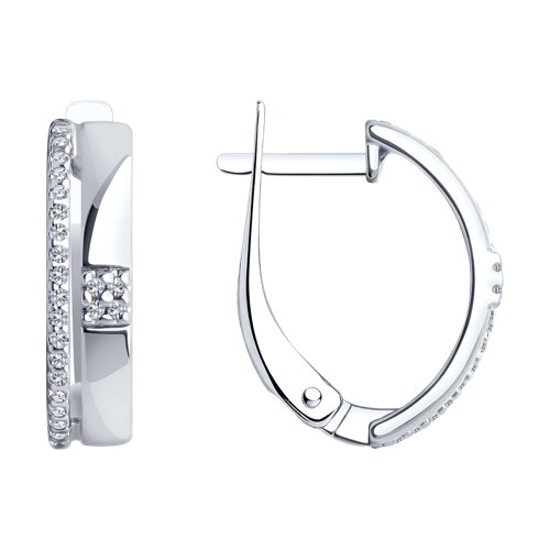 Серьги SOKOLOV - Серебро 925, Фианит (арт. 94022368)