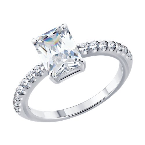 Кольцо SOKOLOV - Серебро 925, Фианит (арт. 94015035)