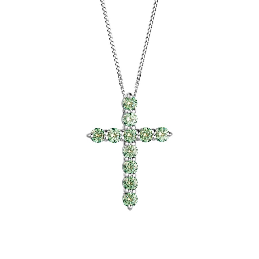 Колье Дар - Серебро 925, Муассанит (арт. Кц-2506рс16139)