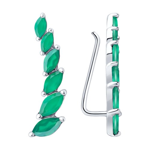 Серьги SOKOLOV - Серебро 925, Агат (арт. 92022457)