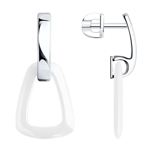 Серьги SOKOLOV - Серебро 925, Керамика (арт. 94025600)