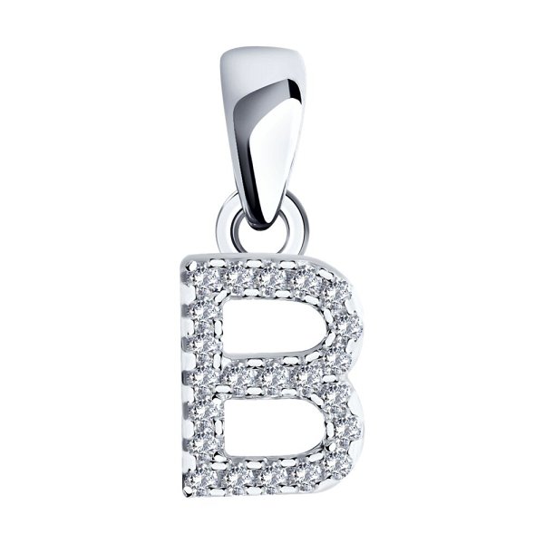 Подвеска SOKOLOV - Серебро 925, Фианит (арт. 94033127-91)