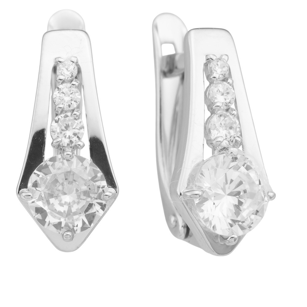 Серьги EFREMOV - Серебро 925, Фианит (арт. 12100112964-501)