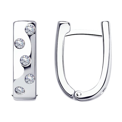 Серьги Diamant - Серебро 925, Фианит (арт. 94-120-01515-1)