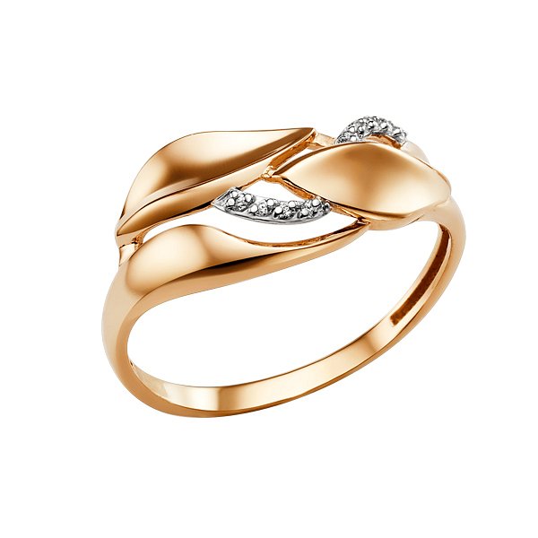 Кольцо ЮФ Династия - Золото 375, Фианит (арт. 012761-5102)