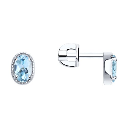 Серьги SOKOLOV - Серебро 925, Топаз (арт. 92022543)