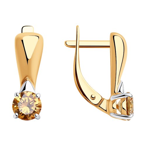 Серьги Diamant - Серебро 925, Фианит (арт. 93-120-01548-2)