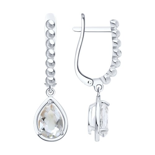 Серьги SOKOLOV - Серебро 925, Горный хрусталь (арт. 92025330)
