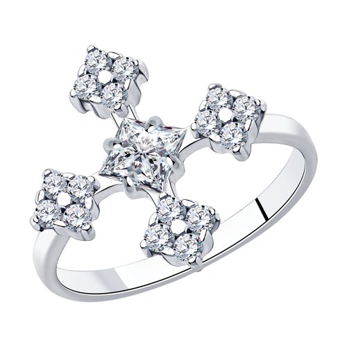 Кольцо SOKOLOV - Серебро 925, Фианит (арт. 94013048)