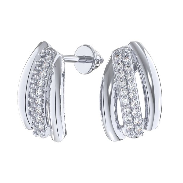 Серьги POKROVSKY - Серебро 925, Фианит (арт. 6001752-00775)