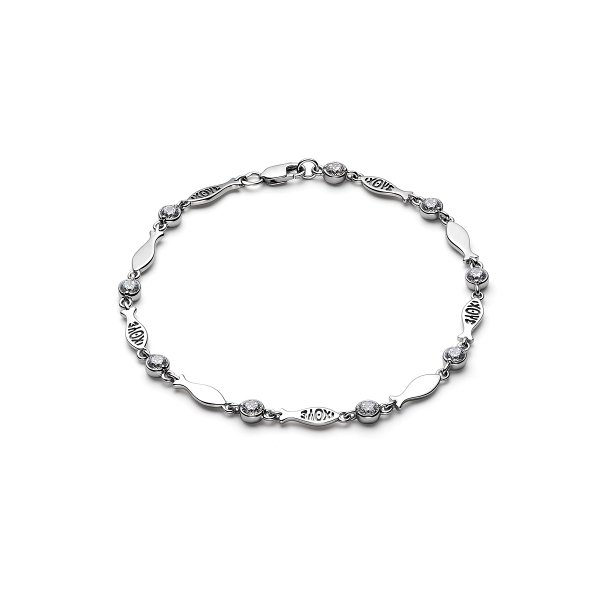 Браслет Дар - Серебро 925, Фианит (арт. Бр-2024о00)