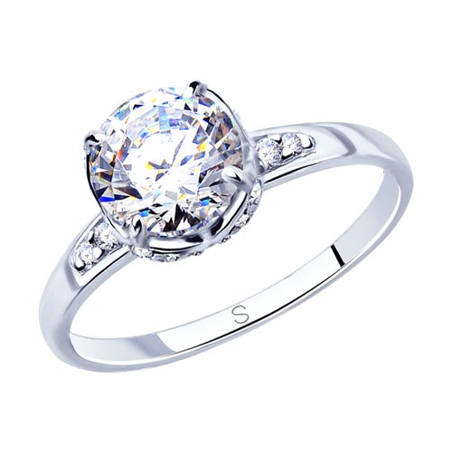 Кольцо SOKOLOV - Серебро 925, Фианит (арт. 94012832)