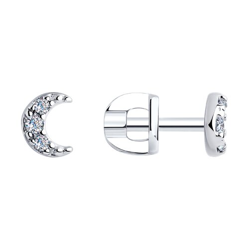 Серьги SOKOLOV - Серебро 925, Фианит (арт. 94025912)