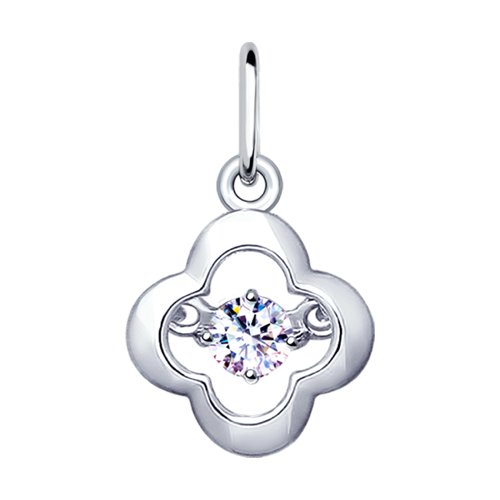 Подвеска SOKOLOV - Серебро 925, Фианит (арт. 94032107)