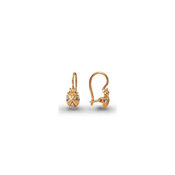 Серьги Аквамарин - Золото 585 (арт. 30910.1)