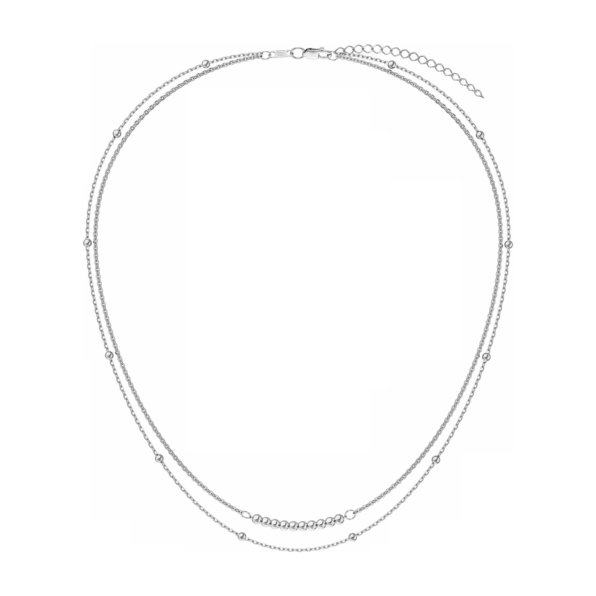 Колье Красцветмет - Серебро 925 (арт. НХ22-2039-3#0.35)