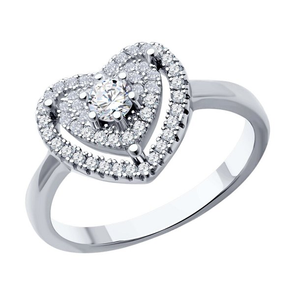 Кольцо SOKOLOV - Серебро 925, Фианит (арт. 94014109-91)