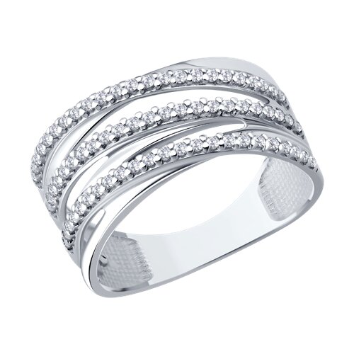 Кольцо SOKOLOV - Серебро 925, Фианит (арт. 94014815)