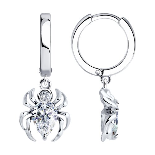 Серьги SOKOLOV - Серебро 925, Фианит (арт. 94026664)