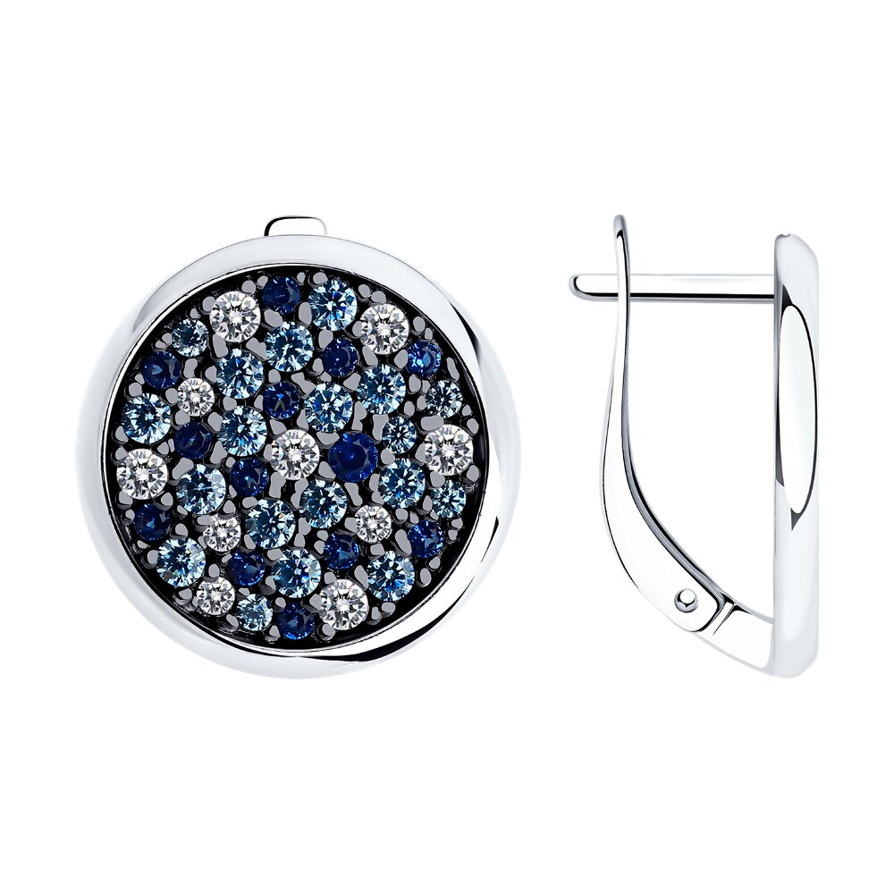 Серьги SOKOLOV - Серебро 925, Фианит (арт. 94026431)