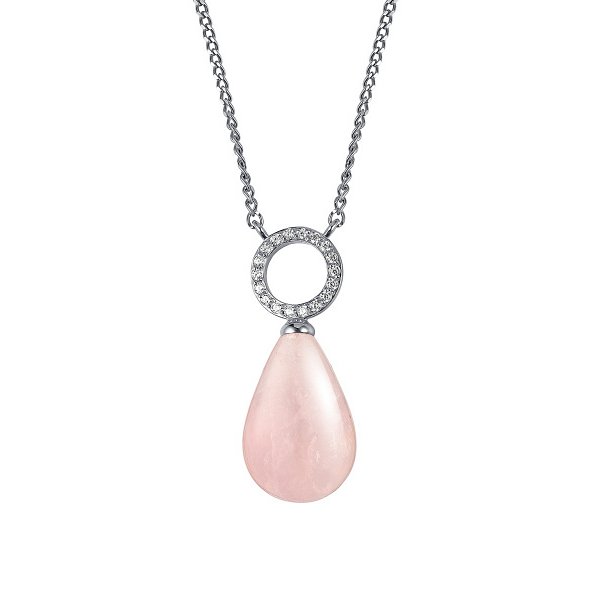 Колье Дар - Серебро 925, Кварц, Фианит (арт. Кц-3850рг42100)