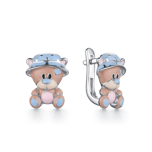 Серьги Мириада - Серебро 925, Эмаль (арт. 901022094)