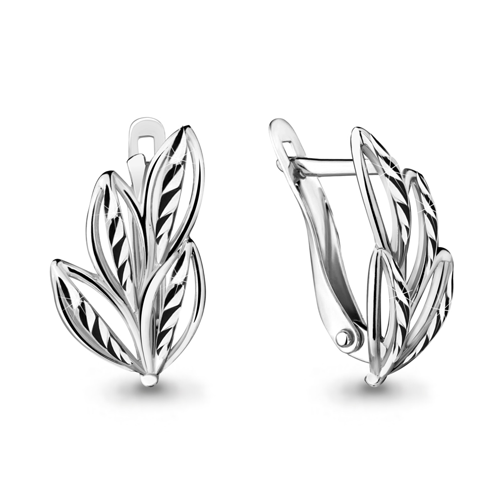 Серьги Аквамарин - Серебро 925 (арт. 30608.5)