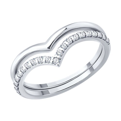 Кольцо SOKOLOV - Серебро 925, Фианит (арт. 94014704)