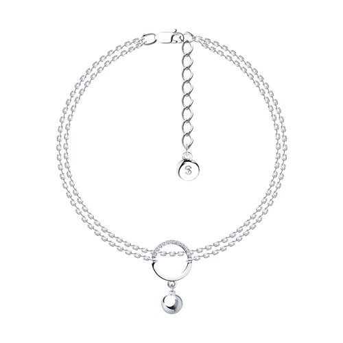 Браслет SOKOLOV - Серебро 925, Фианит (арт. 94050562)