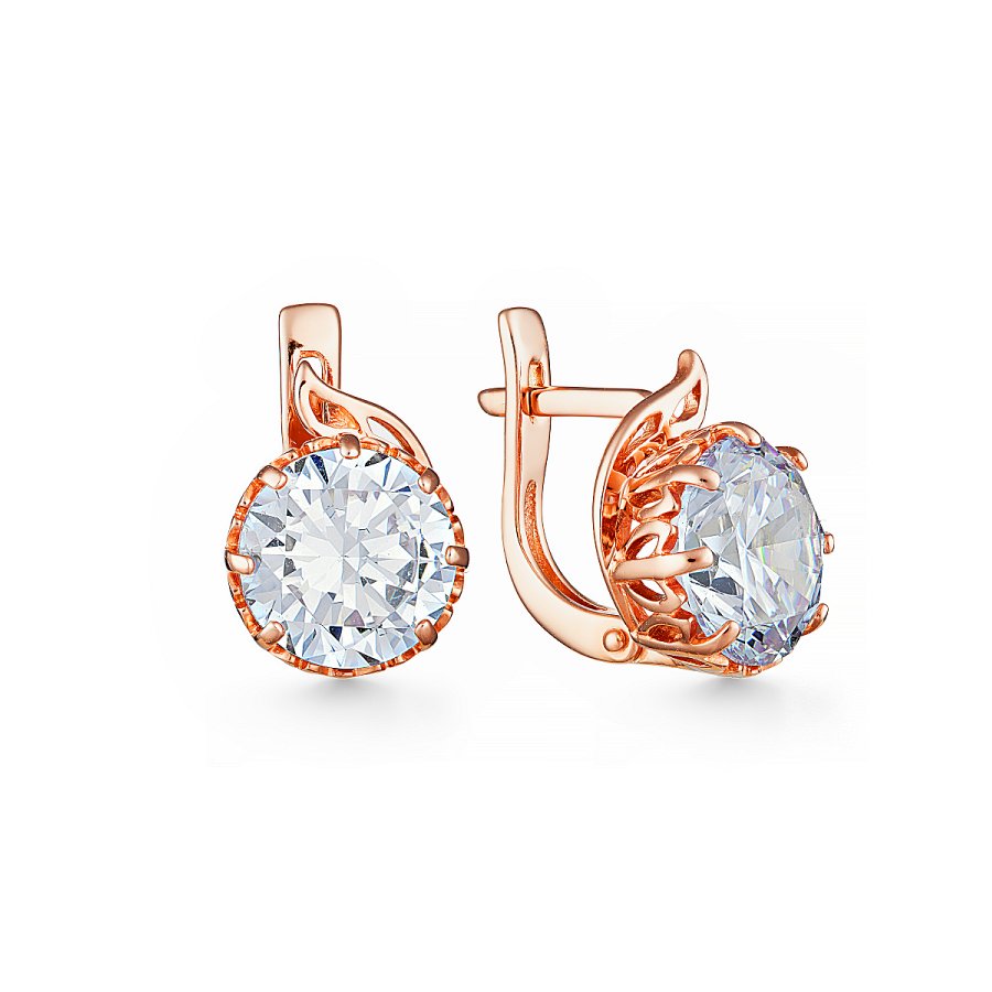 Серьги Дар - Серебро 925, Муассанит (арт. С-3191рс16139)