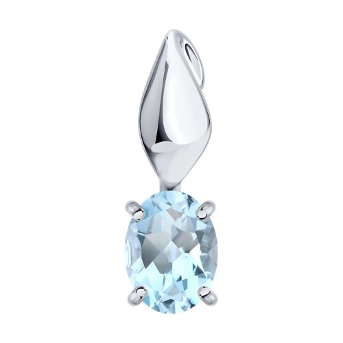 Подвеска SOKOLOV - Серебро 925, Топаз (арт. 92030866)