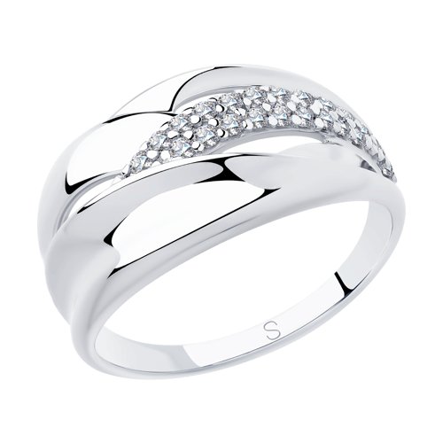 Кольцо SOKOLOV - Серебро 925, Фианит (арт. 94012921)