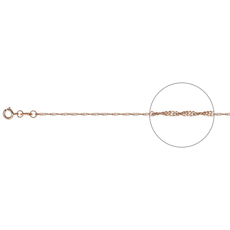 Цепочка Красцветмет - Золото 585 (арт. НЦ12-028#0.20)