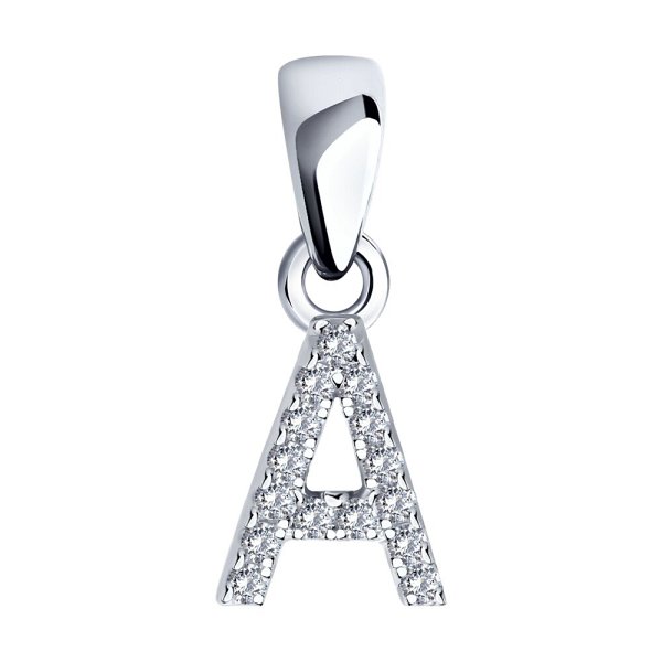 Подвеска SOKOLOV - Серебро 925, Фианит (арт. 94033126-91)