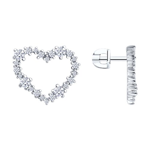 Серьги Diamant - Серебро 925, Фианит (арт. 94-122-00096-1)