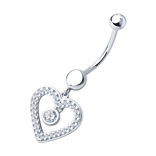 Пирсинг SOKOLOV - Серебро 925, Фианит (арт. 94060088)