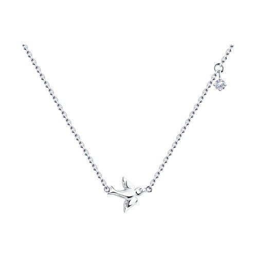 Колье SOKOLOV - Серебро 925, Фианит (арт. 94070451)