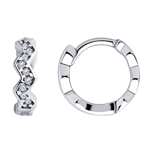 Серьги SOKOLOV - Серебро 925, Фианит (арт. 94025970)