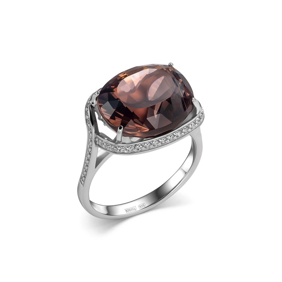 Кольцо Дар - Серебро 925, Синтетический ситалл , Фианит (арт. К-5126рс36300)