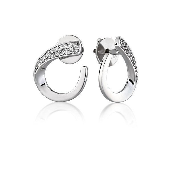 Серьги Галатея - Серебро 925, Фианит (арт. 3316.1)