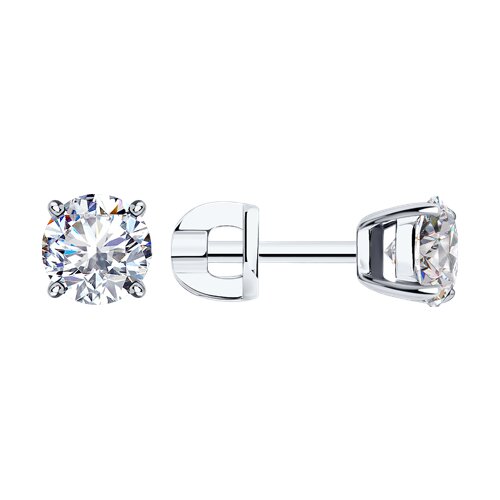 Серьги Diamant - Серебро 925, Фианит (арт. 94-122-01550-1)