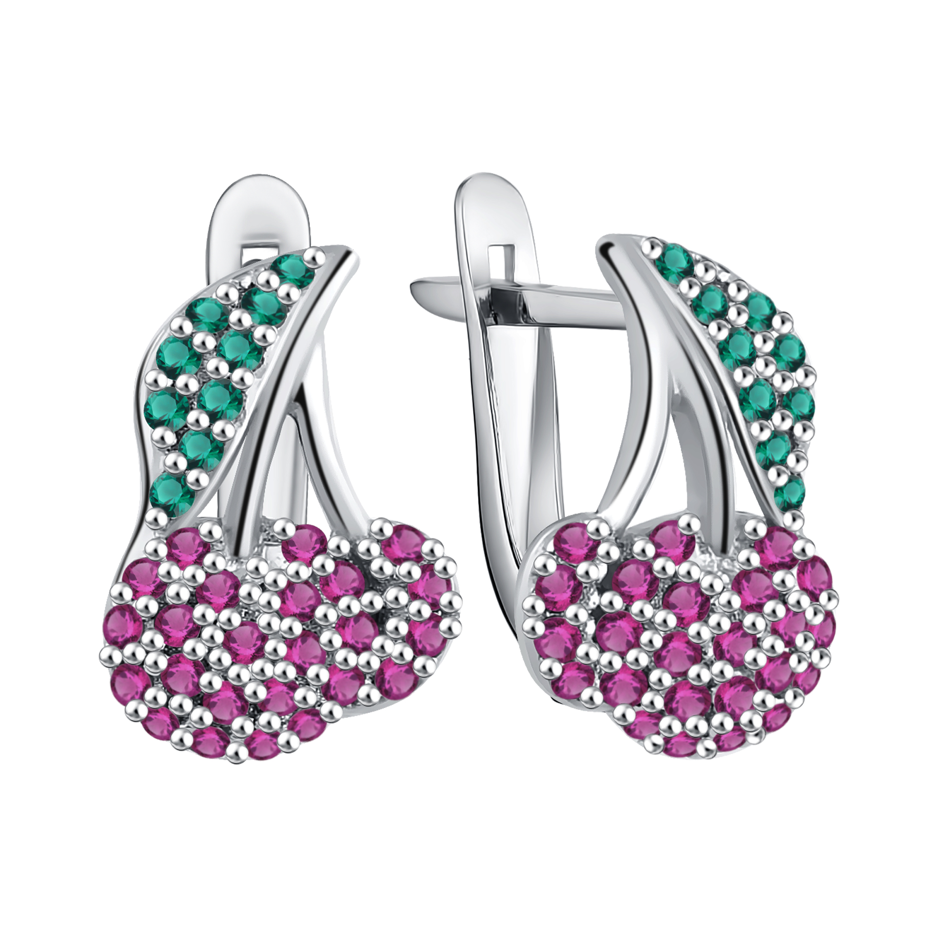 Серьги Talant - Серебро 925, Фианит (арт. 13-72-000M-27346)